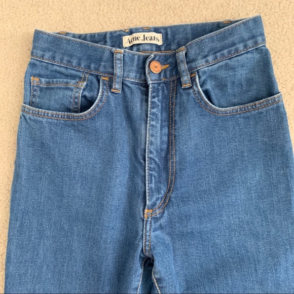 Acne Jeans ‘Needle’ High Rise Skinny in Soul Blue - Picture 4 of 8